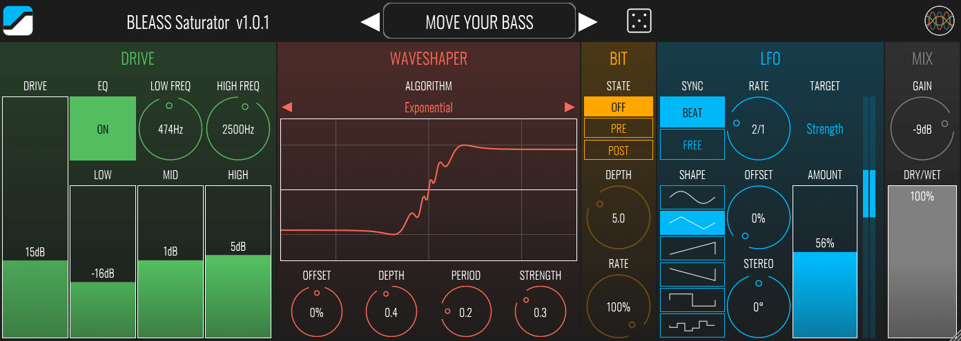 BLEASS Saturator — BLEASS