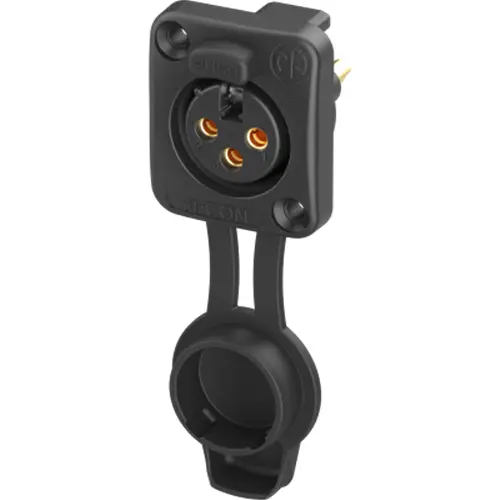 XLR TOP female 3 pole chassis connector Neutrik