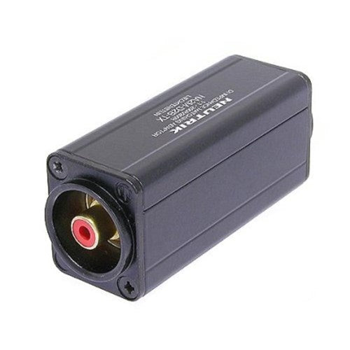 Neutrik NA2F-D2B-TX XLR/RCA Impedance Matcher 1:1 200/200 (Female, Red)