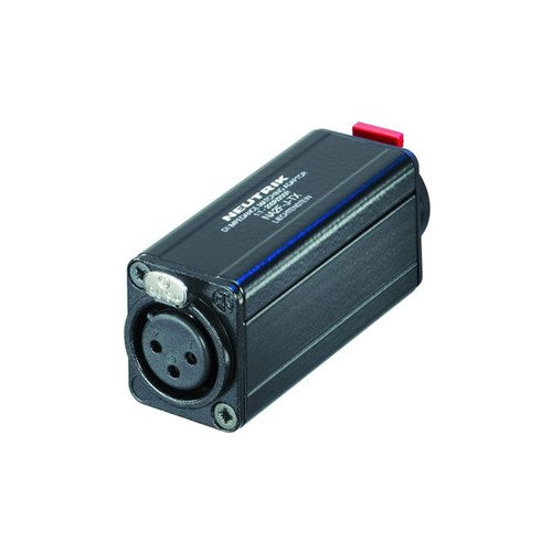 Neutrik NA2F-J-TX XLR Female to Jack Impedance Matcher 1:1 200/200