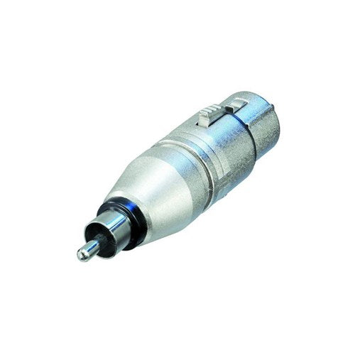 Neutrik NA2FPMM XLR Female to Male RCA Phono Plug Adapter