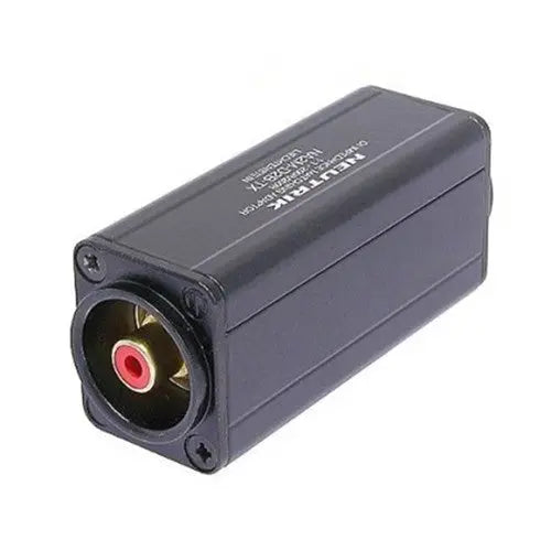 Neutrik NA2M-D2B-TX Male XLR/RCA Impedance Matcher 1:1 200/200 - Red - Koala Audio