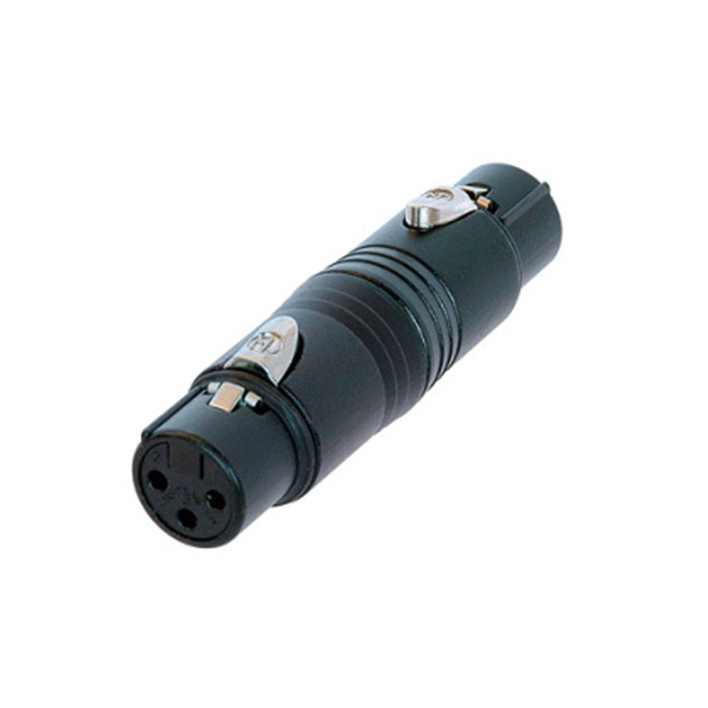 Neutrik NA3FF-B XLR female to female coupler black