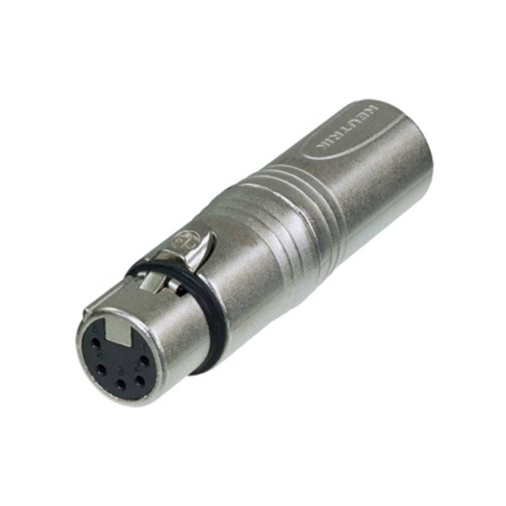 Neutrik NA3M5F DMX adaptor 3-pin male to 5-pin female