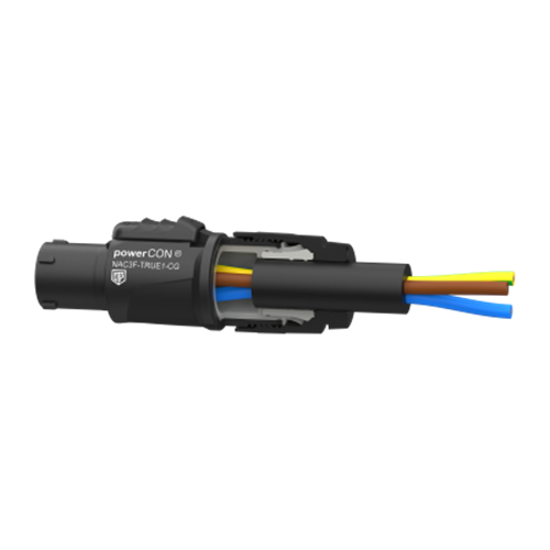 Neutrik NAC3F-TRUE1-CG  powerCON TRUE1 cable connector outlet for 8-13mm OD cable