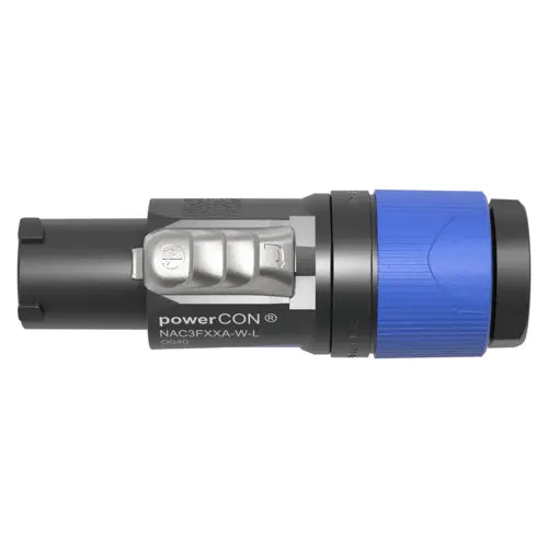 Neutrik powerCON cable connector power in blue, OD 10-16mm