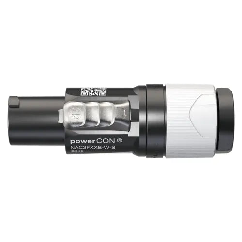 Neutrik NAC3FXXB-W-S powerCON cable connector power out grey, OD 6-12mm