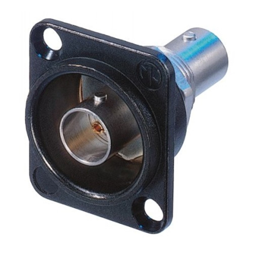 Neutrik NBB75DFGB BNC feedthrough connector black