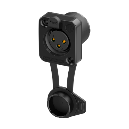 Neutrik NC3FD-TOP 3-Pole Female XLR TOP Airtight Chassis Connector