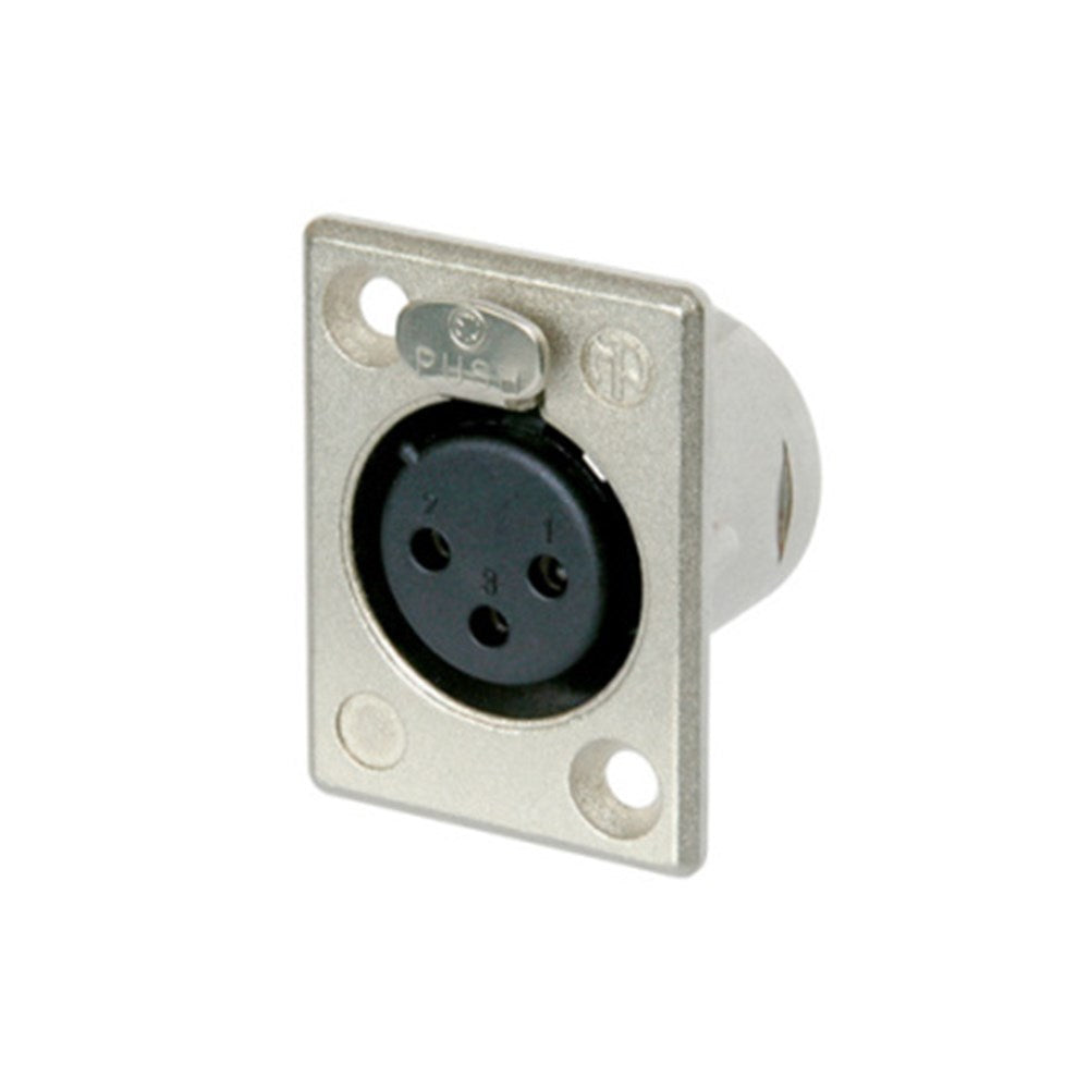 Neutrik NC3FP-1 XLR female panel connector