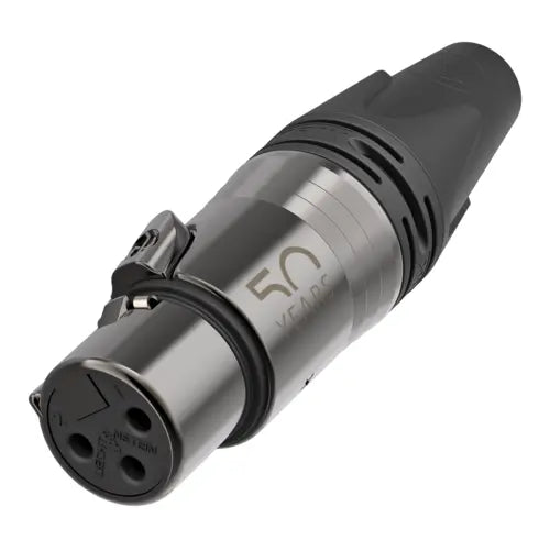Neutrik NC3FXX-50 50th anniversary XLR 3 pin female cable connector Neutrik