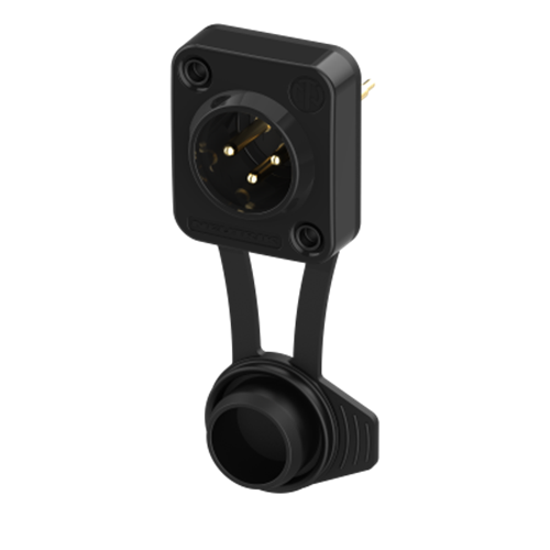 Neutrik NC3MD-TOP 3-Pole Male XLR TOP Airtight Chassis Connector