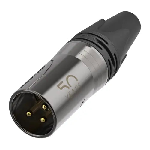Neutrik NC3MXX-50 50th anniversary XLR 3 pin male cable connector Neutrik