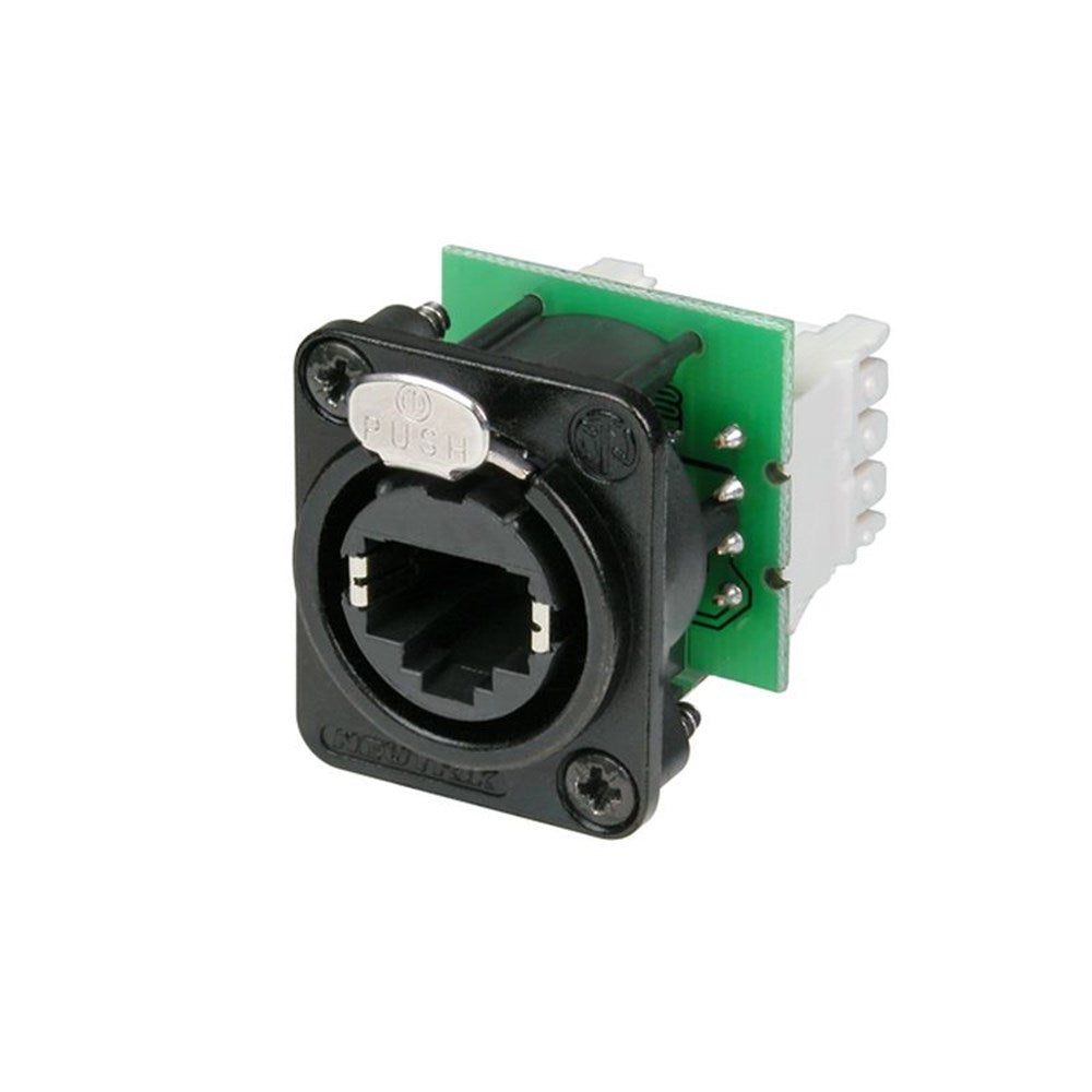 Neutrik NE8FDV-Y110-B etherCON IDC 110 receptacle black