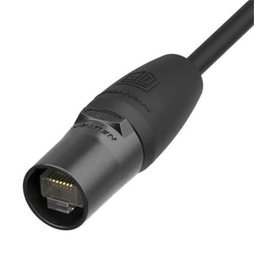 Neutrik NE8MXR1-B-TOP etherCON TOP retractable CAT6A cable connector