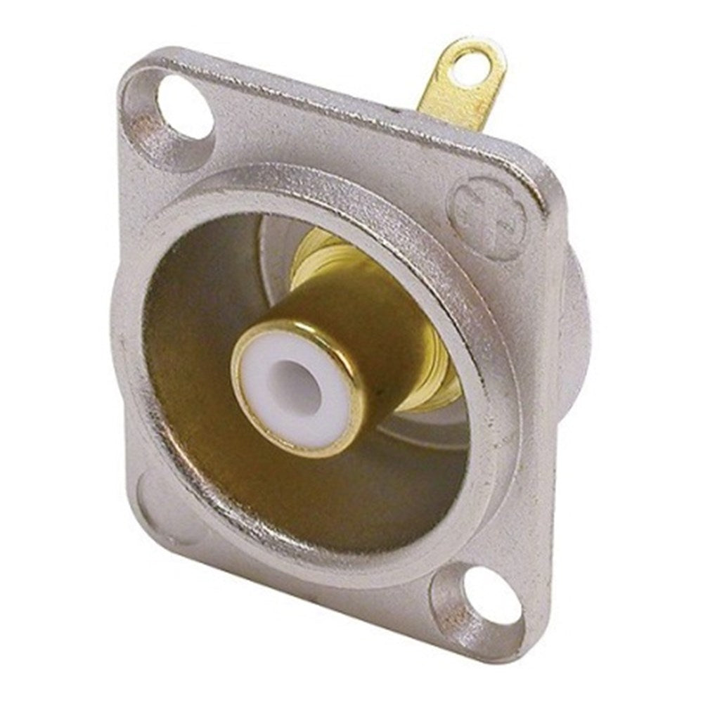 Neutrik NF2D-9 recessed RCA socket white