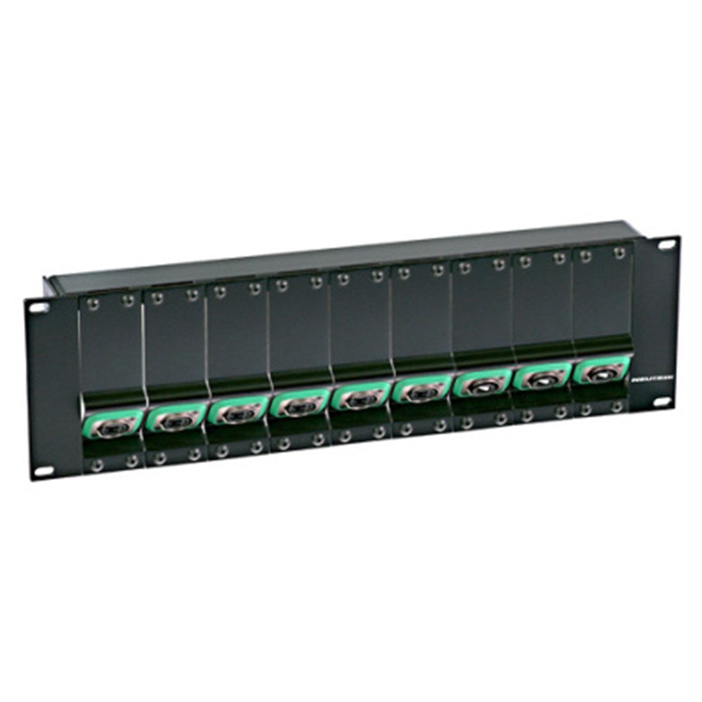 Neutrik NZPF3RU opticalCON panel frame 3RU