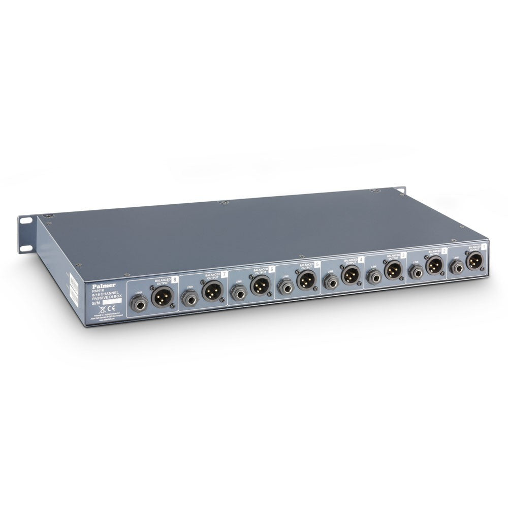 Palmer PAN 16 19&quot; DI Box 8 Channels passive