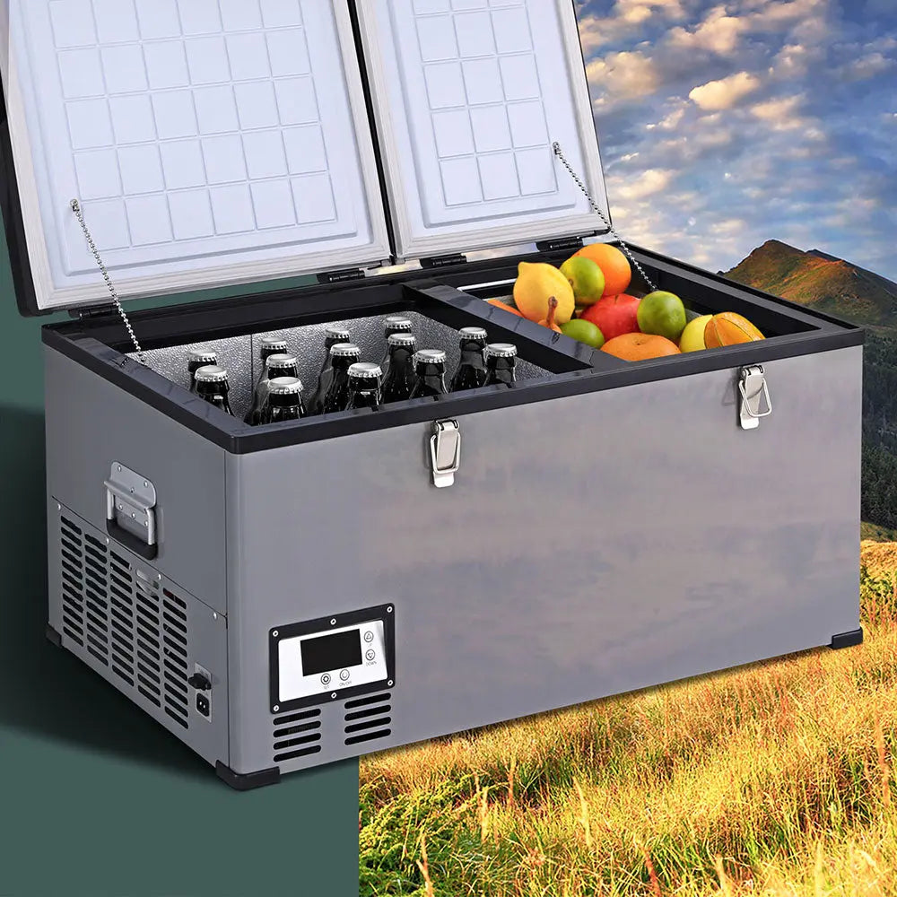 Glacio Camping Fridge 80L Portable Bar Fridges Freezer 12V/24V/240V Koala Audio
