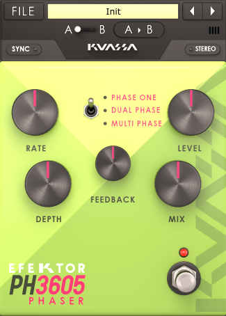 Kuassa Efektor PH3605 Phaser — KUASSA