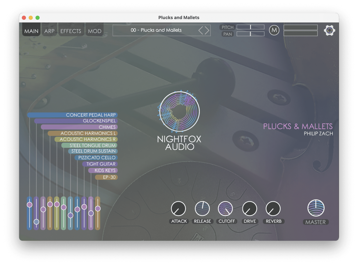 Nightfox Audio Plucks and Mallets