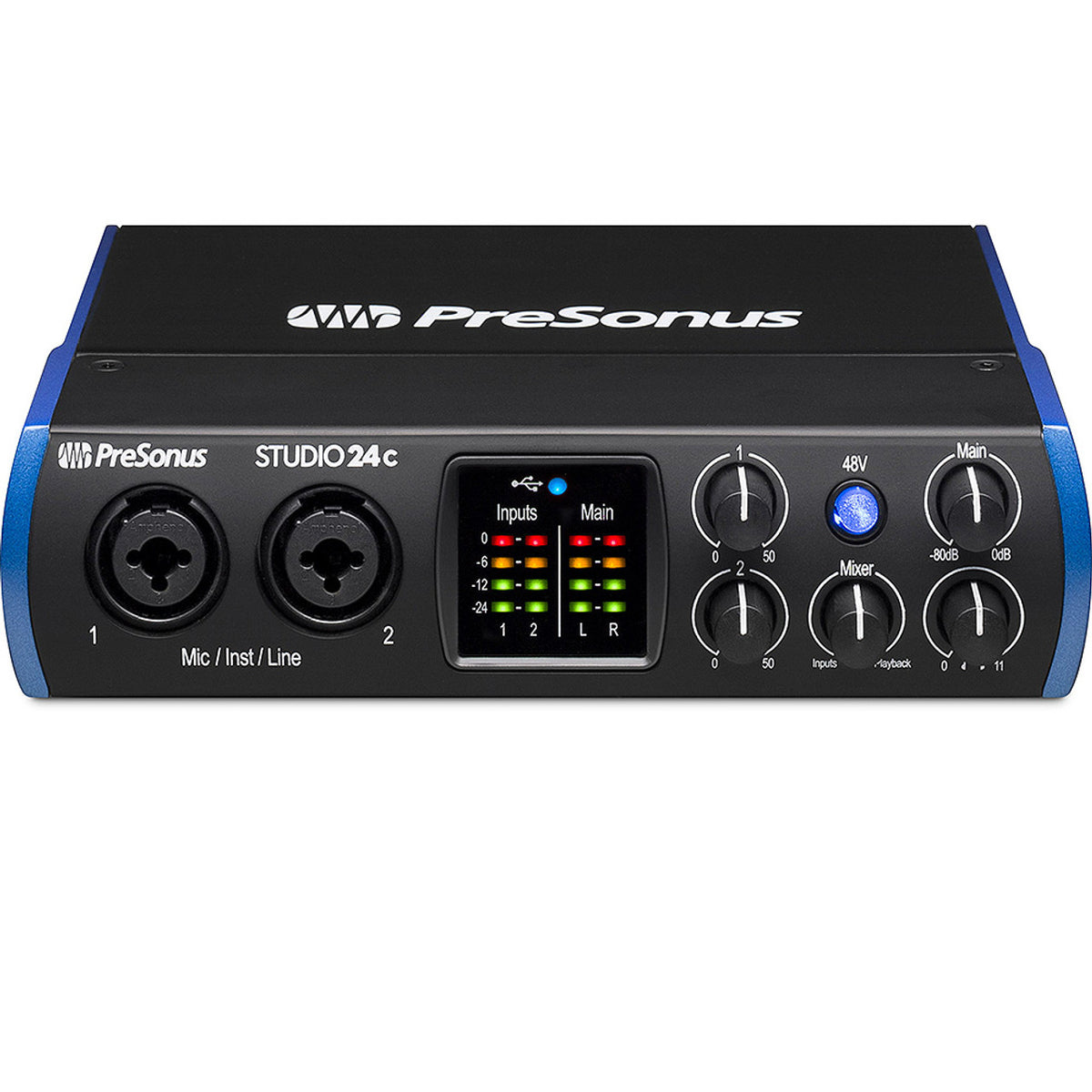 PreSonus Studio 24c 2 In/2 Out USB-C Audio Interface