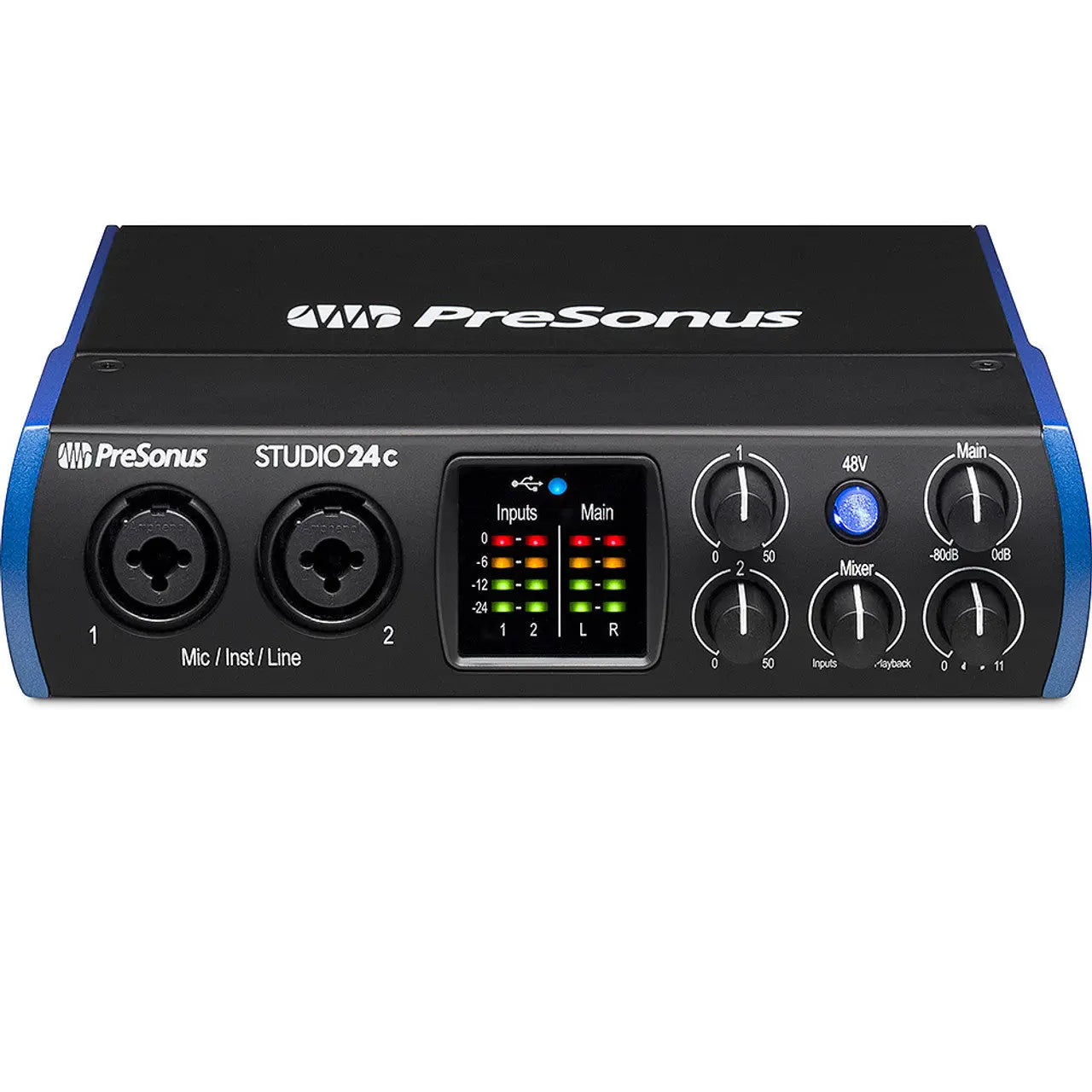 PreSonus Studio 24c 2 In/2 Out USB-C Audio Interface PreSonus