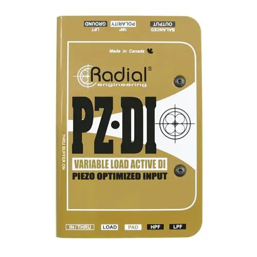 Radial PZ-DI Active DI for piezo and acoustic