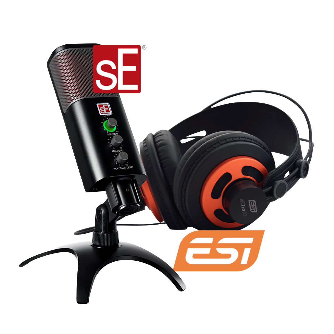 ESI &amp; sE Electronics Podcaster Pack 1