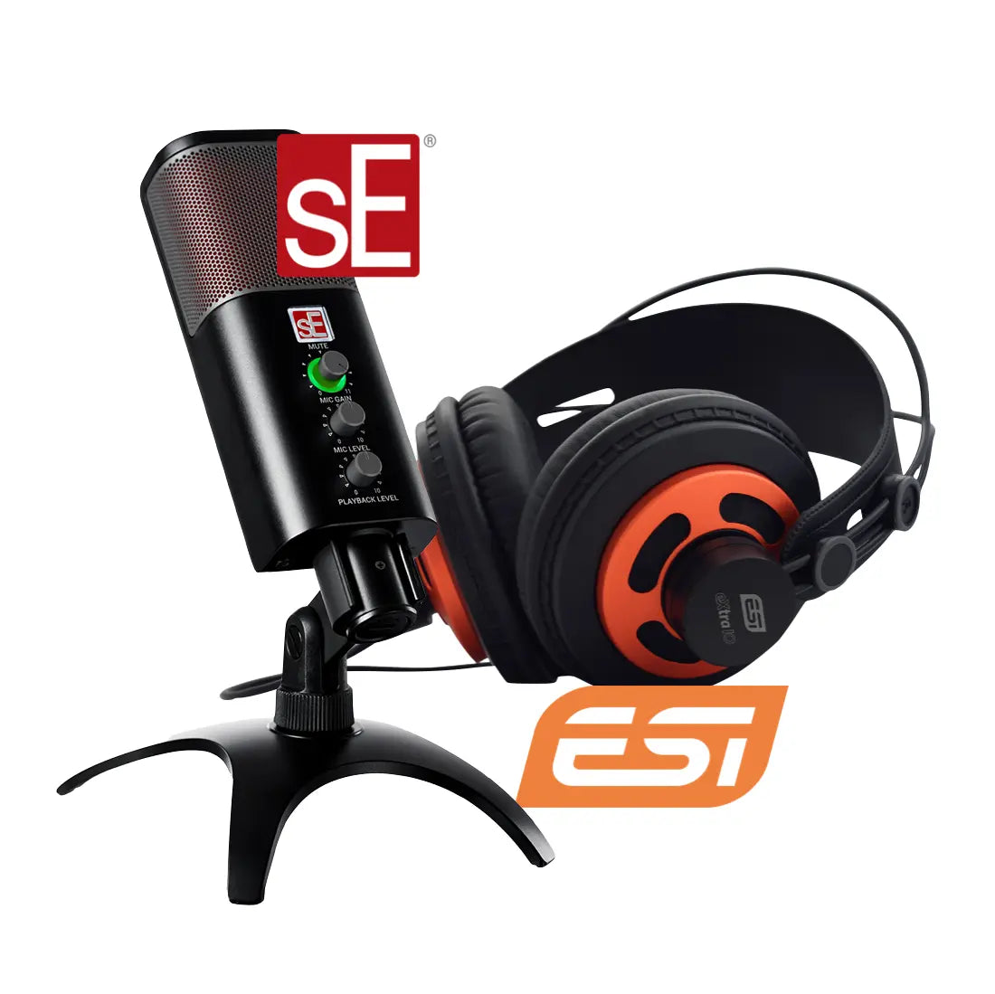 ESI & sE Electronics Podcaster Pack 1 Multi-Brand Bundles