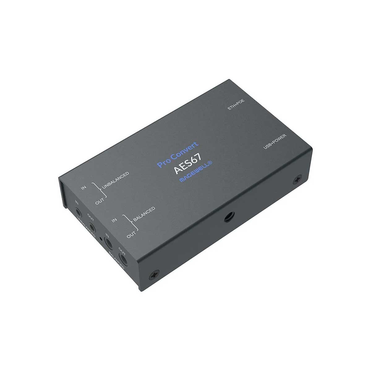 Magewell Pro Convert AES67 - Bi-Directional AES67 Audio Encoder/Decoder with Analog Stereo Input/Output