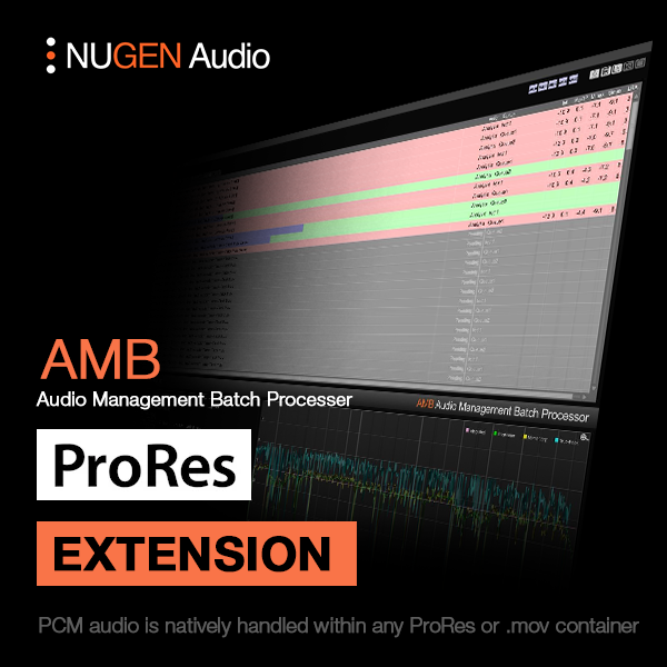 NUGEN AMB ProRes Module (Serial Nr + Download)