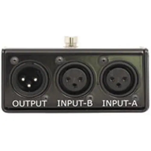 Radial HOTSHOT ABI Mic & line switcher, 2 XLR-F inputs and 1 XLR-M output. Balanced Radial Engineering