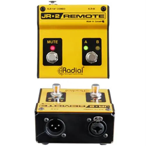 Radial JR-2 Remote Control A/B input select and mute-w/remote powered LEDs