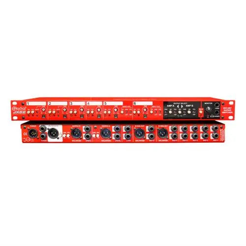 Radial Engineering JX62 - Active class-A guitar distro system, 2-in, 7-out & re-amping. PSU included Radial Engineering