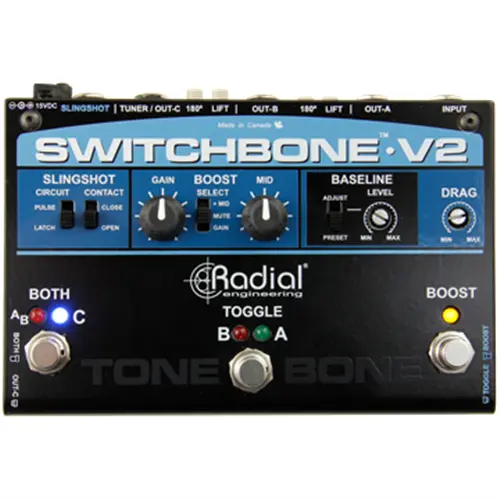 Radial SWITCHBONE V2 - ABY/C Amp Selector and Booster Radial Engineering