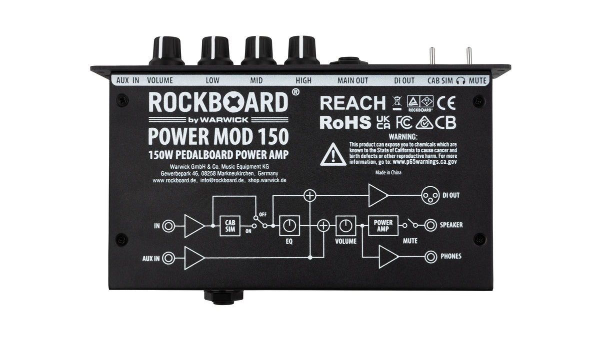 Rockboard PowerMOD 150W Pedal Board Amplifier