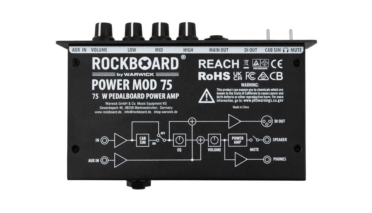 Rockboard PowerMOD 75W Pedal Board Amplifier