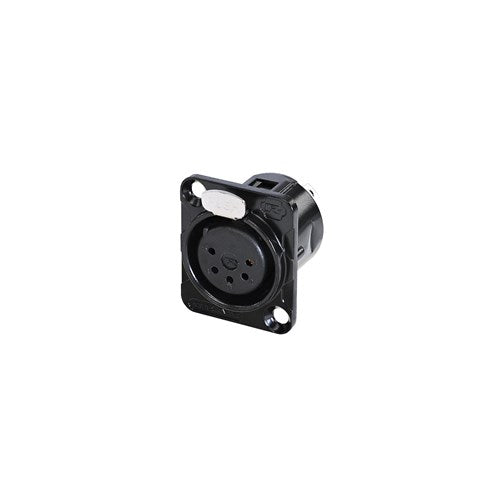 REAN RC5FDL-B 5 pin XLR female panel mount black