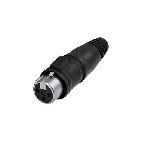 REAN 3 pin female XLR cable connector IP65 nickel (Box of 100)