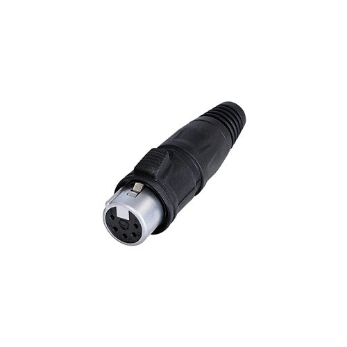 REAN 5 pin female XLR cable connector IP65 nickel