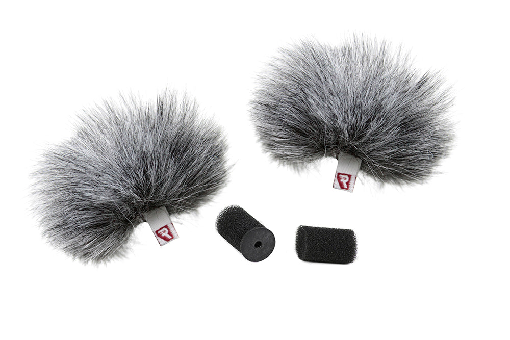 Rycote Lavalier Windjammer Grey pair