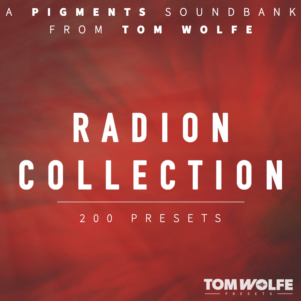 Tom Wolfe Radion Collection for Pigments — Tom Wolfe