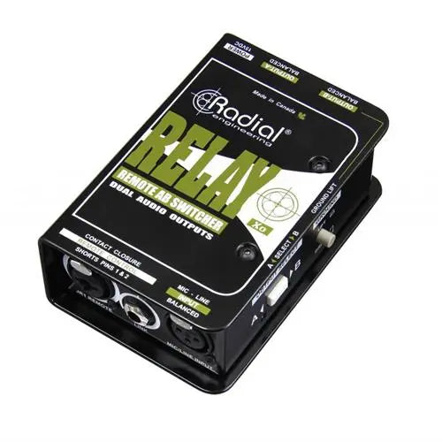 Radial RELAY XO Balanced AB wireless signal router, may be remotely controlled