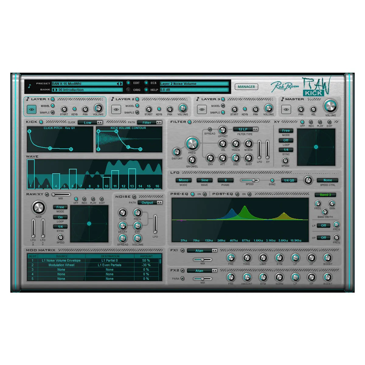 Rob Papen RAW-KICK Kick Drum Plug-In (Serial Nr +Download) Rob Papen