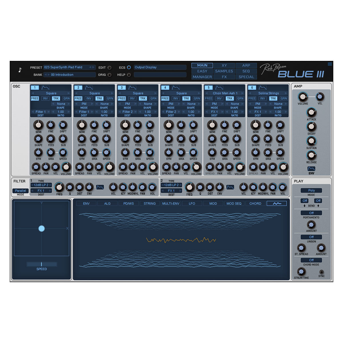 Rob Papen Blue III Virtual Synthesizer (Serial Nr + Download)