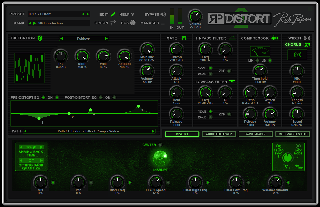 Rob Papen Upgrade to RP-Distort 2 — Rob Papen