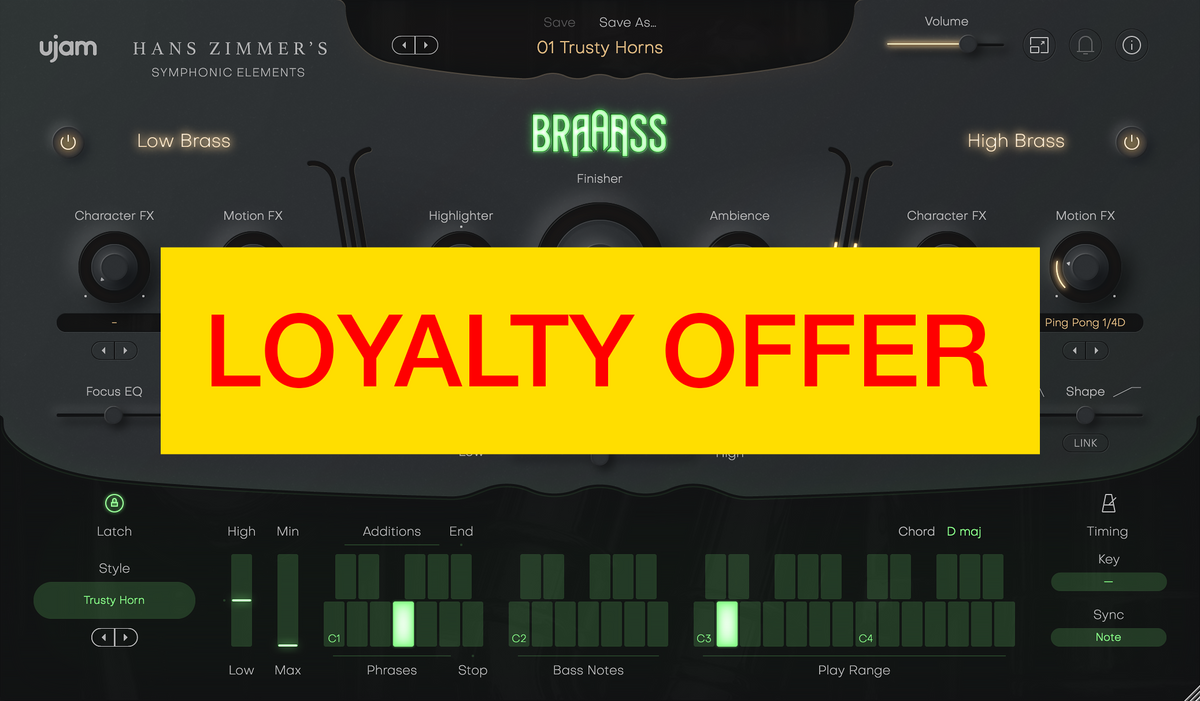 UJAM BRAAASS Loyalty Offer — UJAM