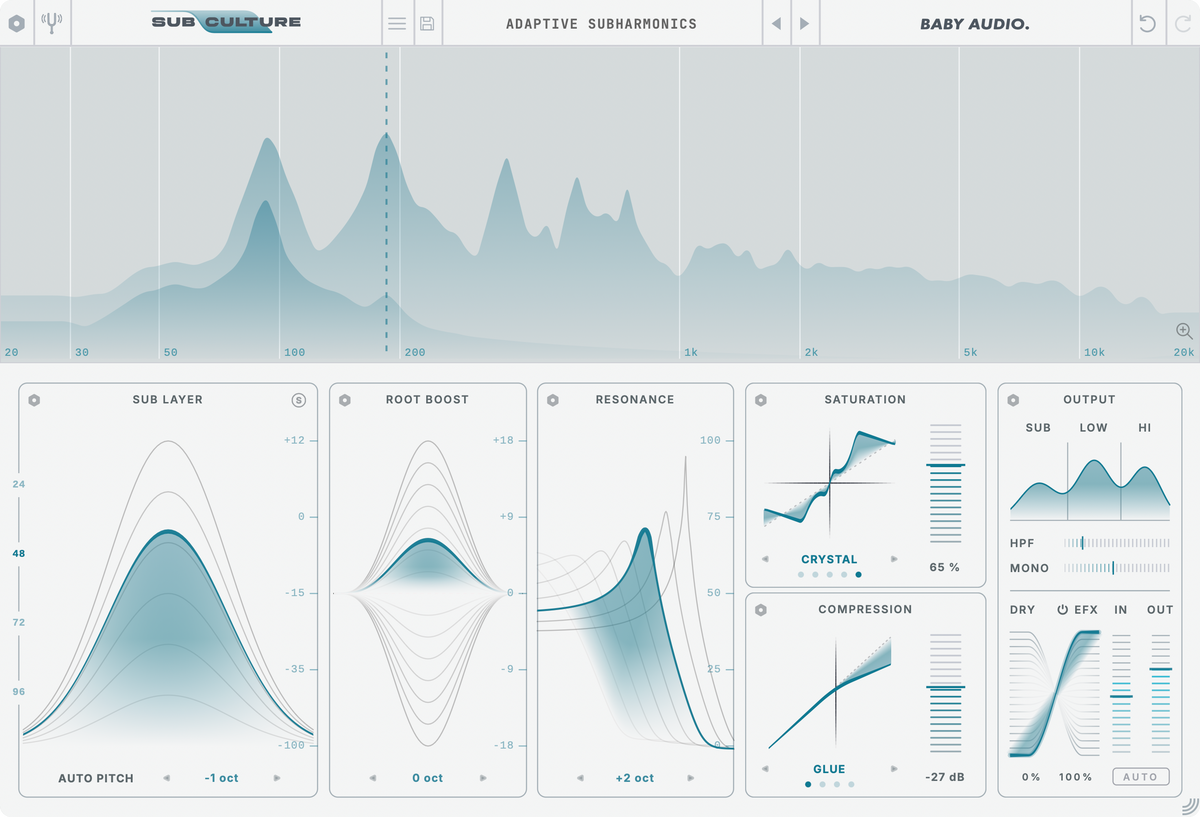 Baby Audio SubCulture Adaptive Bass Enhancer Plug-In (Digital Download)