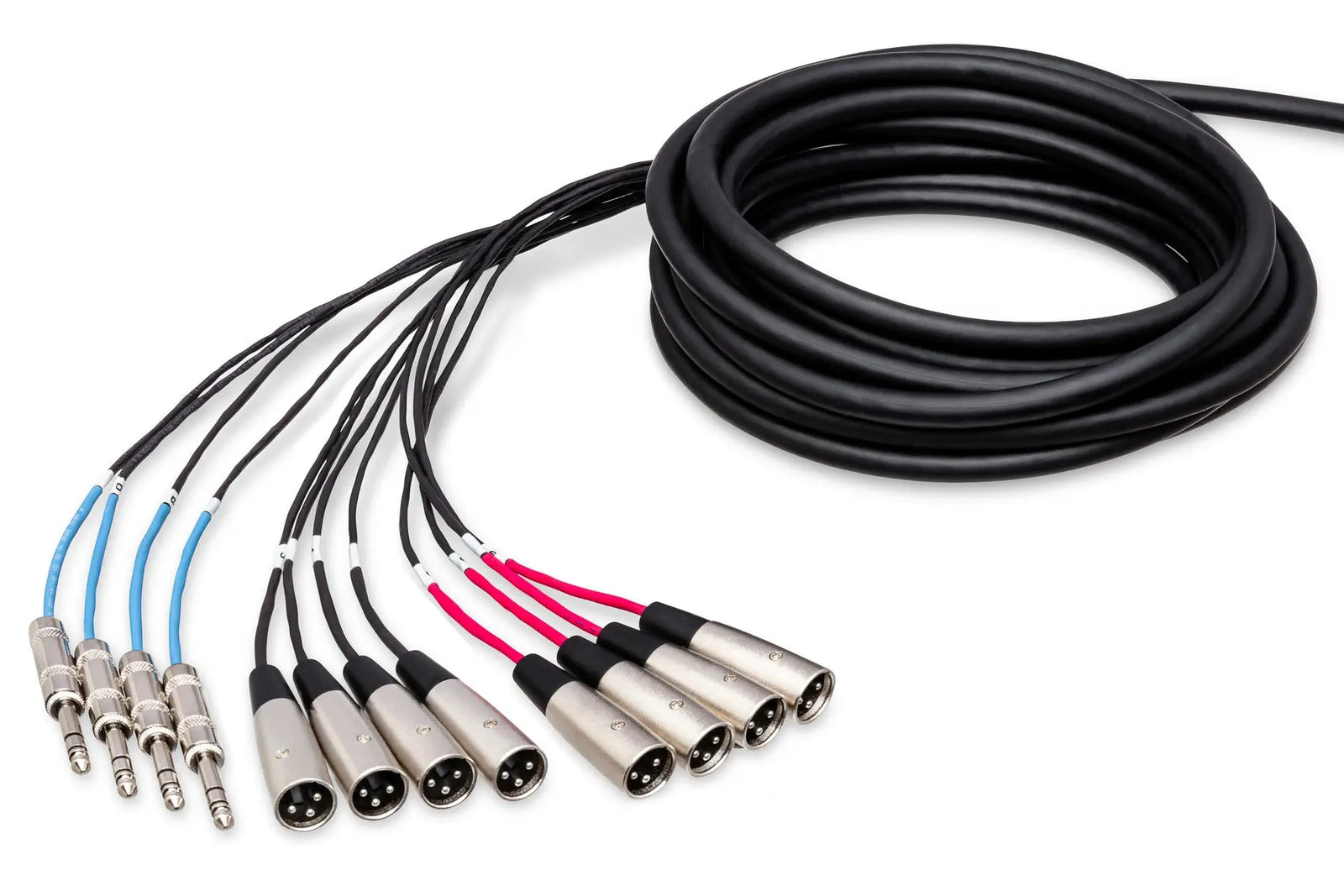 Hosa Pro-Conex Stage Box Snake,  8 x XLR Sends and 4 x 1/4 in TRS Returns, 100 ft / 30M Hosa